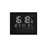 TFA Dostmann Horloge radio-pilotée Noir