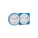 TFA Dostmann Horloge murale Tick & Tack avec horloge éducative Bleu