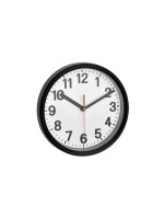 Funk-Wanduhr black  white, ohne Batterie