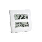 TFA Dostmann Horloge radio-pilotée Timeline Blanc