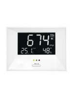TFA Dostmann Écran de surveillance de la qualité de l’air Compteur de CO2 en direct Airco2ntrol Blanc