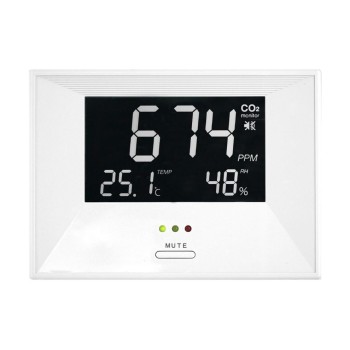 TFA Dostmann Écran de surveillance de la qualité de l’air Compteur de CO2 en direct Airco2ntrol Blanc TFA Dostmann Écran de surveillance de la qualité de l’air Compteur de CO2 en direct Airco2ntrol Blanc