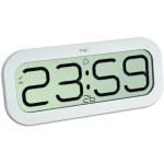 TFA Dostmann Horloge murale radio Digital Bimbam Blanc