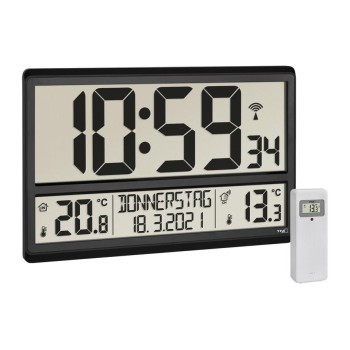 TFA Funk-Wanduhr with Aussentemperatur, ohne Batterie, with Sender 30.3248.02