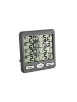 TFA KLIMA-MONITOR Funk-Thermo-Hygrometer, ohne Batterie, with 3 Sender 30.3208