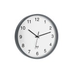 TFA Dostmann Horloge murale radio Ø 30.2 cm, Gris/Blanc