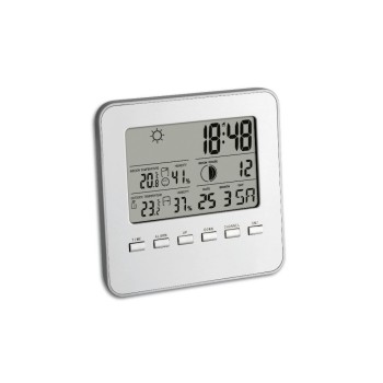 TFA Dostmann Station météo Quadro, Argent TFA Dostmann Station météo Quadro, Argent