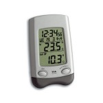 TFA Funk-Thermometer Wave argent, argentmetallic/gris,