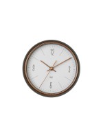 TFA Funk-Wanduhr black /Kupfer, ohne Batterie
