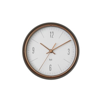 TFA Funk-Wanduhr black /Kupfer, ohne Batterie