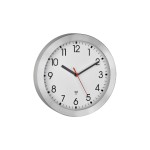 TFA Analoge Funk-Wanduhr Metall, ohne Batterie