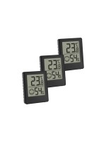 TFA Dostmann Thermo/hygromètre Numérique Lot de 3