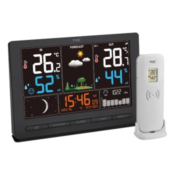 TFA Dostmann Station météo Saison 2 Noir TFA Dostmann Station météo Saison 2 Noir