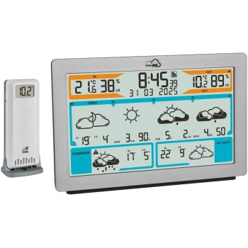 TFA Dostmann Station météo TFA.me ID-02 WLAN Argent TFA Dostmann Station météo TFA.me ID-02 WLAN Argent
