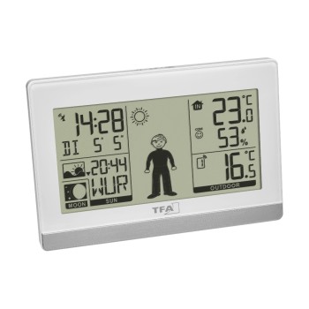 TFA Dostmann Station météo Weather Boy Noir TFA Dostmann Station météo Weather Boy Noir