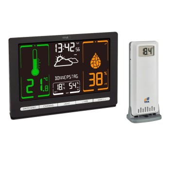 TFA Dostmann Station météo Meteo Chrome Noir TFA Dostmann Station météo Meteo Chrome Noir