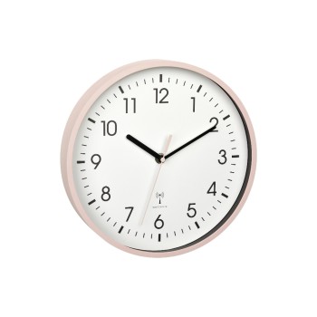 TFA Funkwanduhr, ohne Batterie, Rosa