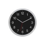TFA Dostmann Horloge murale radio XL Noir