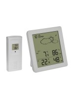 TFA Dostmann Station météo Clear Blanc