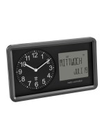 TFA Dostmann Horloge de bureau Noir