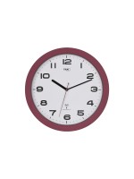 TFA Analoge Funk-Wanduhr, red