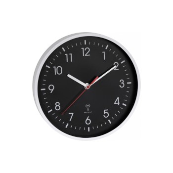 TFA Analoge Funk-Wanduhr, black TFA Analoge Funk-Wanduhr, black