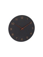 TFA Analoge Wanduhr, black 