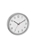 TFA Analoge Wanduhr with Edelstahl-Rahmen, silver