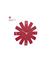 TFA Design-Wanduhr CLOCK IN THE BOX, red