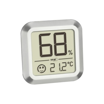 TFA Dostmann Thermo/hygromètre 30.5056.54 argent