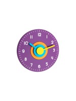 TFA Design Wanduhr violet, ohne Batterie