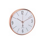 TFA Dostmann Horloge murale radio Ø 30 cm, cuivre