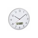 TFA Dostmann Horloge murale Ø 30.2 cm, blanc