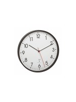 TFA Dostmann Horloge murale radio Ø 30.5 cm, noir