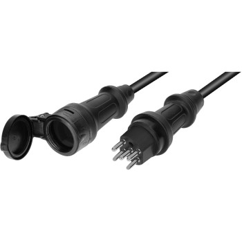 Max Hauri IP55-GDV-Verlängerung, H07RN-F5G2.5, 10m, black , T25 / T25 Max Hauri IP55-GDV-Verlängerung, H07RN-F5G2.5, 10m, black , T25 / T25