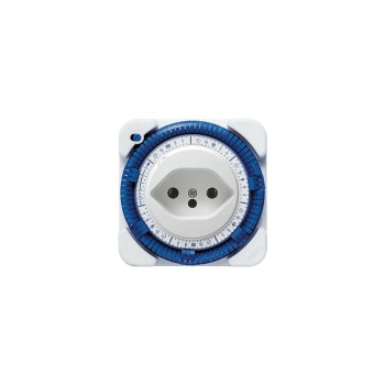 Theben Steckdosen-Zeitschaltuhr 24h 27, white, IP20, T12/T13 Theben Steckdosen-Zeitschaltuhr 24h 27, white, IP20, T12/T13