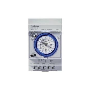 Theben Analog-Zeitschaltuhr 24h, 1 Kanal, 16A, 230V, Schaltzeit 15min Theben Analog-Zeitschaltuhr 24h, 1 Kanal, 16A, 230V, Schaltzeit 15min