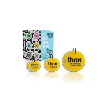 thnxtags Smart Travel Pack XXL Jaune thnxtags Smart Travel Pack XXL Jaune