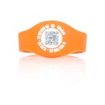 thnxtags thnx tag bracelet SOS Orange