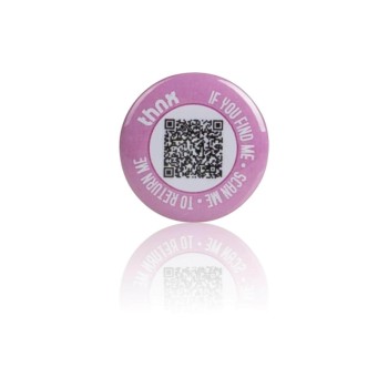 thnx tag Button Pink, 1x Button thnx tag Button Pink, 1x Button