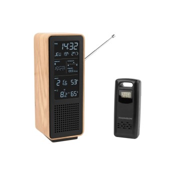 Thomson WS102, black /Holz, Speaker and Wetterstation Thomson WS102, black /Holz, Speaker and Wetterstation
