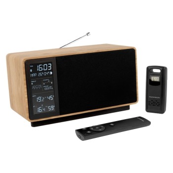 Thomson WS202, black /Holz, Speaker and Wetterstation Thomson WS202, black /Holz, Speaker and Wetterstation