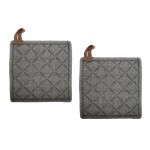 Tiseco Maniques Myrna set de 2 Anthracite