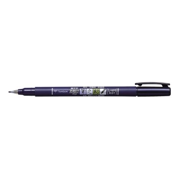 Tombow Fineliner Fudenosuke WS-BH moyen (M), Noir Tombow Fineliner Fudenosuke WS-BH moyen (M), Noir