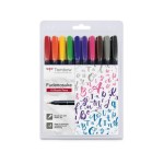 Tombow Fineliner Fudenosuke WS-BS coloré, lot de 10