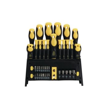 Perel HSET23 Werkzeug-Set, 39tlg., Schraubendreher, Steckschlüssel, Bits