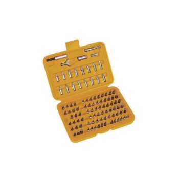 Toolland Bit-Satz 100-teilig, Bits aus Chrom-Vanadium Toolland Bit-Satz 100-teilig, Bits aus Chrom-Vanadium