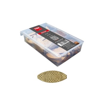 TOX Holz Flachdübel Miniset Biscuit Wood, (100 Stk.) TOX Holz Flachdübel Miniset Biscuit Wood, (100 Stk.)