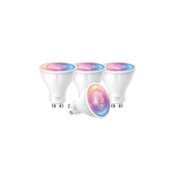 TP-Link Smart Bulb Tapo L630 4-Pack, Multicolor Lampe, E27, WiFi, 3,7Watt TP-Link Smart Bulb Tapo L630 4-Pack, Multicolor Lampe, E27, WiFi, 3,7Watt