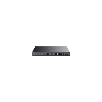 TP-Link ES228GMP Easy Managed Switch, 24x Gigabit PoE+ Ports TP-Link ES228GMP Easy Managed Switch, 24x Gigabit PoE+ Ports